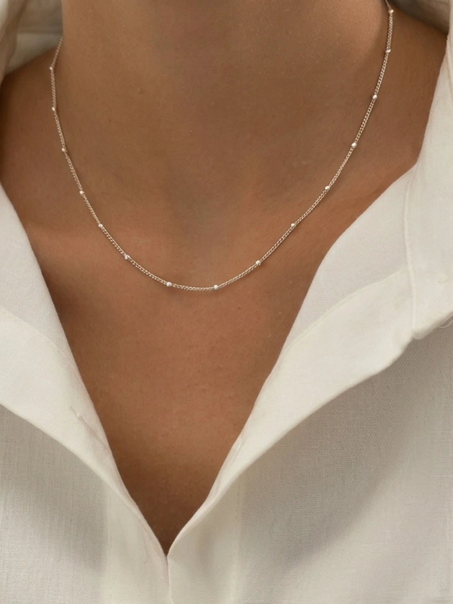 Collar Balls Silver