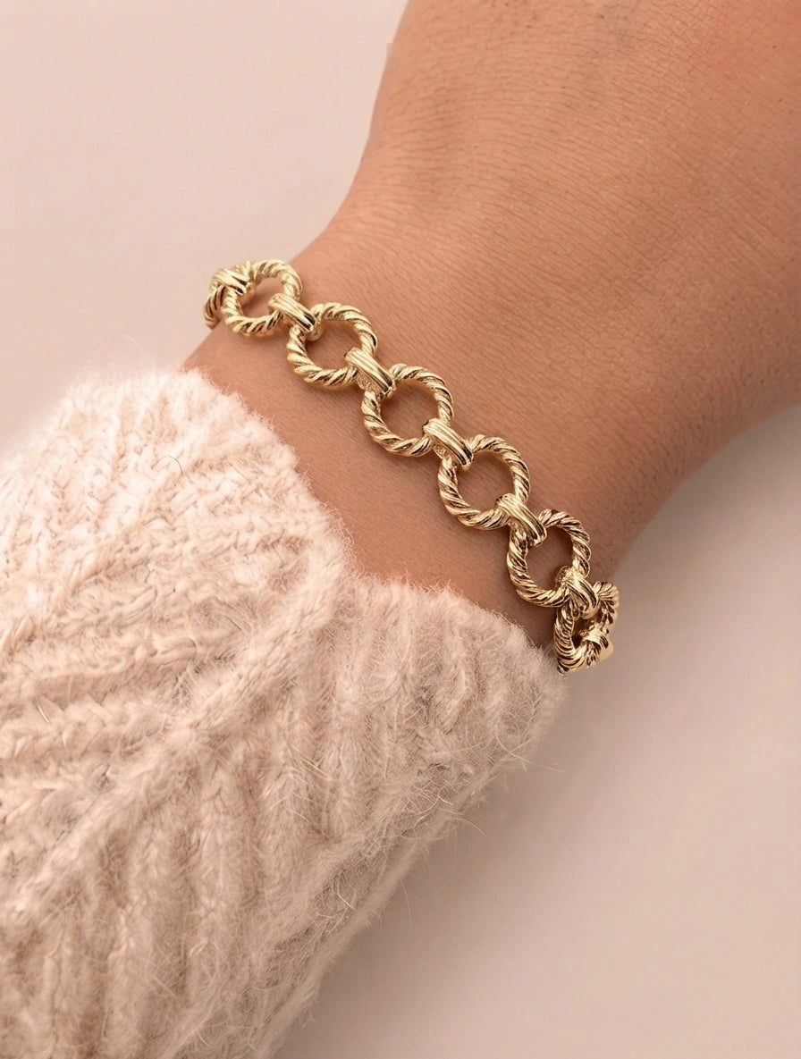 Pulsera Mega Brickell Gold